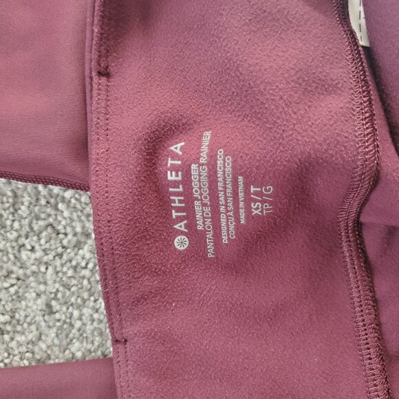 Athleta Ranier Mid Rise Joggers XS Tall - Picture 3 of 3